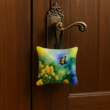 Load image into Gallery viewer, Kentucky Goldenrod in Watercolor Hanging Square Fabric Ornament 3.5 × 3.5