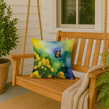 Load image into Gallery viewer, Kentucky Goldenrod in Watercolor Throw Pillow