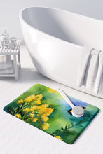 Load image into Gallery viewer, Kentucky Goldenrod in Watercolor Memory Foam Kitchen Mat