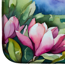 Load image into Gallery viewer, Louisiana Magnolias in Watercolor Dish Drying Mat