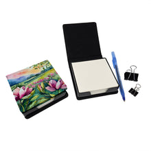 Load image into Gallery viewer, Louisiana Magnolias in Watercolor PU Leather Note Paper Holder