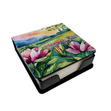 Load image into Gallery viewer, Louisiana Magnolias in Watercolor PU Leather Note Paper Holder