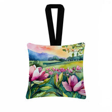 Load image into Gallery viewer, Louisiana Magnolias in Watercolor Hanging Square Fabric Ornament 3.5 × 3.5
