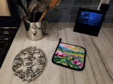Load image into Gallery viewer, Louisiana Magnolias in Watercolor Pair of Pot Holders