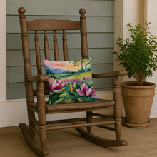 Load image into Gallery viewer, Louisiana Magnolias in Watercolor Throw Pillow