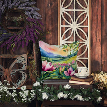 Load image into Gallery viewer, Louisiana Magnolias in Watercolor Throw Pillow