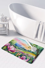Load image into Gallery viewer, Louisiana Magnolias in Watercolor Memory Foam Kitchen Mat
