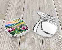 Load image into Gallery viewer, Louisiana Magnolias in Watercolor Compact Mirror