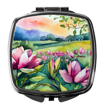 Load image into Gallery viewer, Louisiana Magnolias in Watercolor Compact Mirror