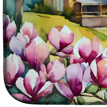 Load image into Gallery viewer, Louisiana Magnolias in Watercolor Dish Drying Mat