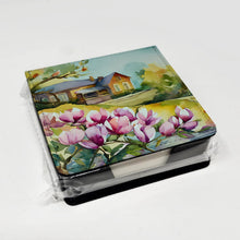 Load image into Gallery viewer, Louisiana Magnolias in Watercolor PU Leather Note Paper Holder