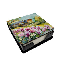 Load image into Gallery viewer, Louisiana Magnolias in Watercolor PU Leather Note Paper Holder