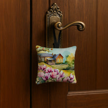 Load image into Gallery viewer, Louisiana Magnolias in Watercolor Hanging Square Fabric Ornament 3.5 × 3.5