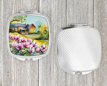 Load image into Gallery viewer, Louisiana Magnolias in Watercolor Compact Mirror