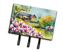 Load image into Gallery viewer, Louisiana Magnolias in Watercolor Leash or Key Holder