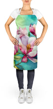 Load image into Gallery viewer, Louisiana Magnolias in Watercolor Apron – Artist-Designed Kitchen, BBQ &amp; Craft Apron