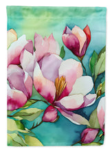 Load image into Gallery viewer, Louisiana Magnolias in Watercolor House Flag