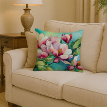 Load image into Gallery viewer, Louisiana Magnolias in Watercolor Throw Pillow