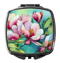 Load image into Gallery viewer, Louisiana Magnolias in Watercolor Compact Mirror
