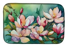Load image into Gallery viewer, Louisiana Magnolias in Watercolor Dish Drying Mat
