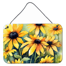 Load image into Gallery viewer, Maryland Black-Eyed Susans in Watercolor Wall or Door Hanging Prints