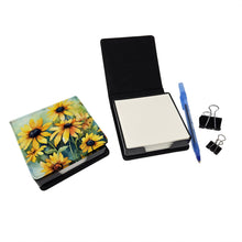 Load image into Gallery viewer, Maryland Black-Eyed Susans in Watercolor PU Leather Note Paper Holder