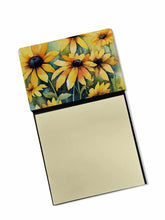Load image into Gallery viewer, Maryland Black-Eyed Susans in Watercolor Sticky Note Holder- Refiilable Desk Accessory Note Pad