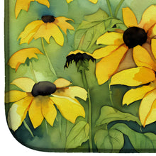 Load image into Gallery viewer, Maryland Black-Eyed Susans in Watercolor Dish Drying Mat