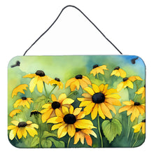 Load image into Gallery viewer, Maryland Black-Eyed Susans in Watercolor Wall or Door Hanging Prints