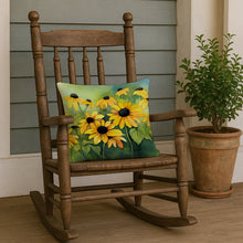 Load image into Gallery viewer, Maryland Black-Eyed Susans in Watercolor Throw Pillow