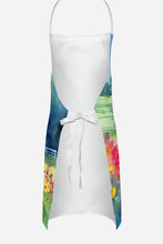 Load image into Gallery viewer, Massachusetts Mayflowers in Watercolor Apron – Artist-Designed Kitchen, BBQ &amp; Craft Apron