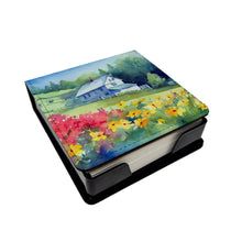 Load image into Gallery viewer, Massachusetts Mayflowers in Watercolor PU Leather Note Paper Holder