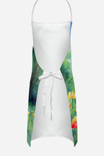 Load image into Gallery viewer, Massachusetts Mayflowers in Watercolor Apron – Artist-Designed Kitchen, BBQ &amp; Craft Apron