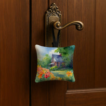 Load image into Gallery viewer, Massachusetts Mayflowers in Watercolor Hanging Square Fabric Ornament 3.5 × 3.5