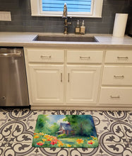 Load image into Gallery viewer, Massachusetts Mayflowers in Watercolor Memory Foam Kitchen Mat