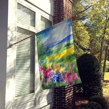 Load image into Gallery viewer, Massachusetts Mayflowers in Watercolor House Flag