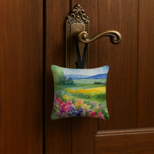 Load image into Gallery viewer, Massachusetts Mayflowers in Watercolor Hanging Square Fabric Ornament 3.5 × 3.5