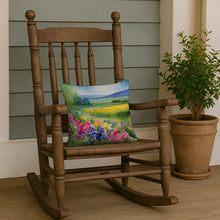 Load image into Gallery viewer, Massachusetts Mayflowers in Watercolor Throw Pillow