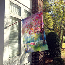 Load image into Gallery viewer, Michigan Apple Blossoms in Watercolor House Flag