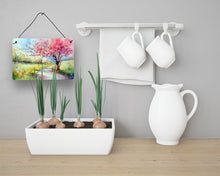 Load image into Gallery viewer, Michigan Apple Blossoms in Watercolor Wall or Door Hanging Prints