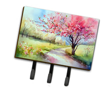 Load image into Gallery viewer, Michigan Apple Blossoms in Watercolor Leash or Key Holder