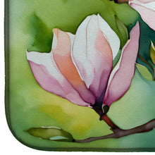 Load image into Gallery viewer, Mississippi Magnolia in Watercolor Dish Drying Mat
