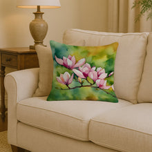 Load image into Gallery viewer, Mississippi Magnolia in Watercolor Throw Pillow