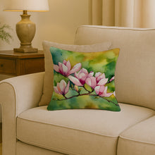 Load image into Gallery viewer, Mississippi Magnolia in Watercolor Throw Pillow