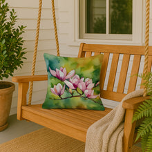 Load image into Gallery viewer, Mississippi Magnolia in Watercolor Throw Pillow