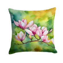 Load image into Gallery viewer, Mississippi Magnolia in Watercolor Throw Pillow