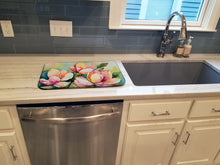 Load image into Gallery viewer, Mississippi Magnolia in Watercolor Dish Drying Mat