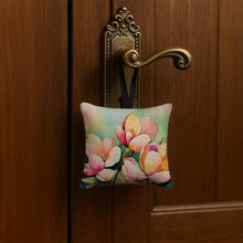 Load image into Gallery viewer, Mississippi Magnolia in Watercolor Hanging Square Fabric Ornament 3.5 × 3.5