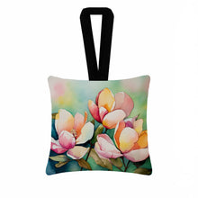 Load image into Gallery viewer, Mississippi Magnolia in Watercolor Hanging Square Fabric Ornament 3.5 × 3.5