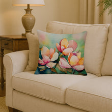 Load image into Gallery viewer, Mississippi Magnolia in Watercolor Throw Pillow
